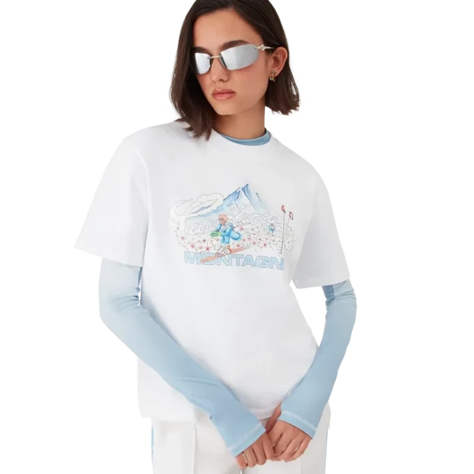 Ski T-shirt met korte mouwen in shorts Ski T-shirt met korte mouwen in shorts