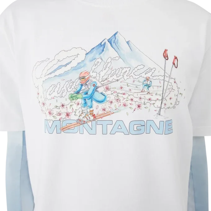 Ski T-shirt met korte mouwen in shorts Ski T-shirt met korte mouwen in shorts