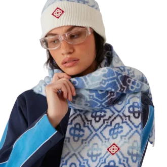 Space Dye Monogram-sjaal