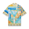 Surreal Pool zijden shirt met korte mouwen in shorts