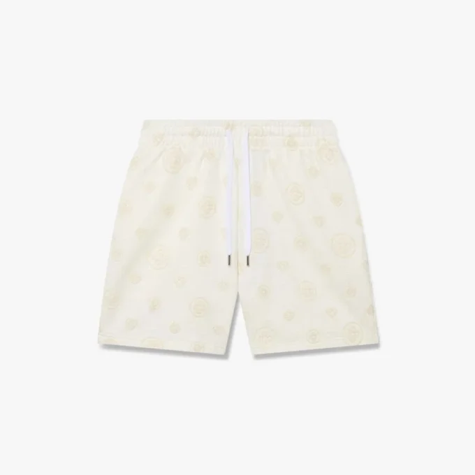 Sweatshorts met geborduurd off-white monogram