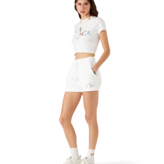 Sweatshorts met gestapeld logo