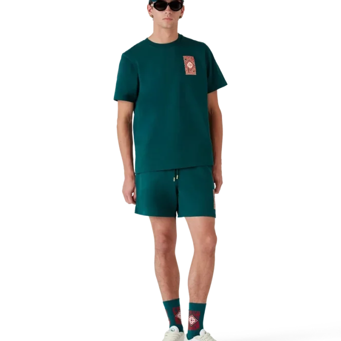 Sweatshorts met gotisch logo Sweatshorts met gotisch logo