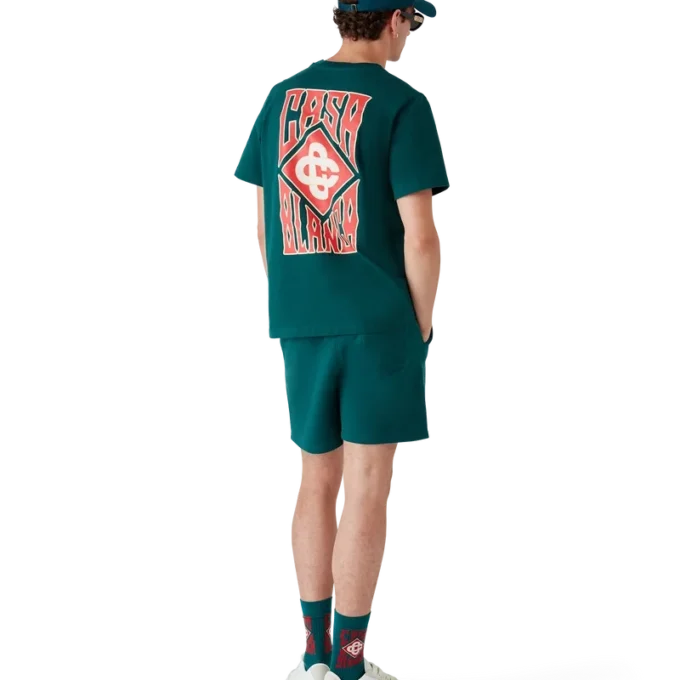 Sweatshorts met gotisch logo Sweatshorts met gotisch logo