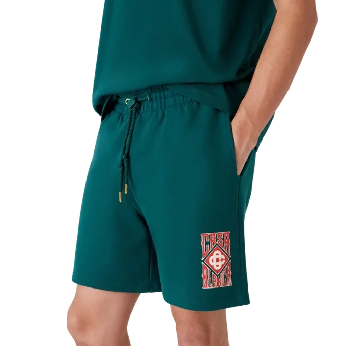 Sweatshorts met gotisch logo Sweatshorts met gotisch logo