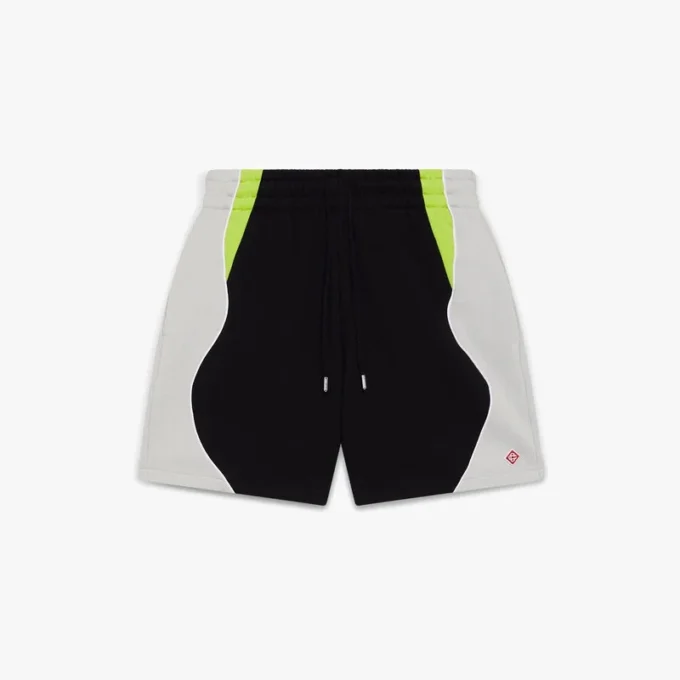 Sweatshorts met kleurblokken