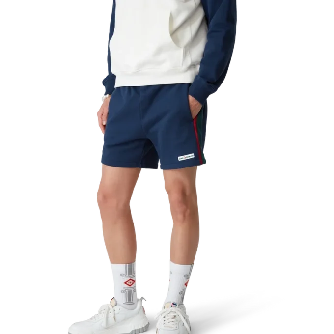 Sweatshorts met kleurblokken