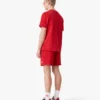 Sweatshorts met rood diamantlogo Sweatshorts met rood diamantlogo