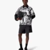 Sweatshorts met Squash-logo in flockprint