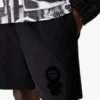 Sweatshorts met Squash-logo in flockprint