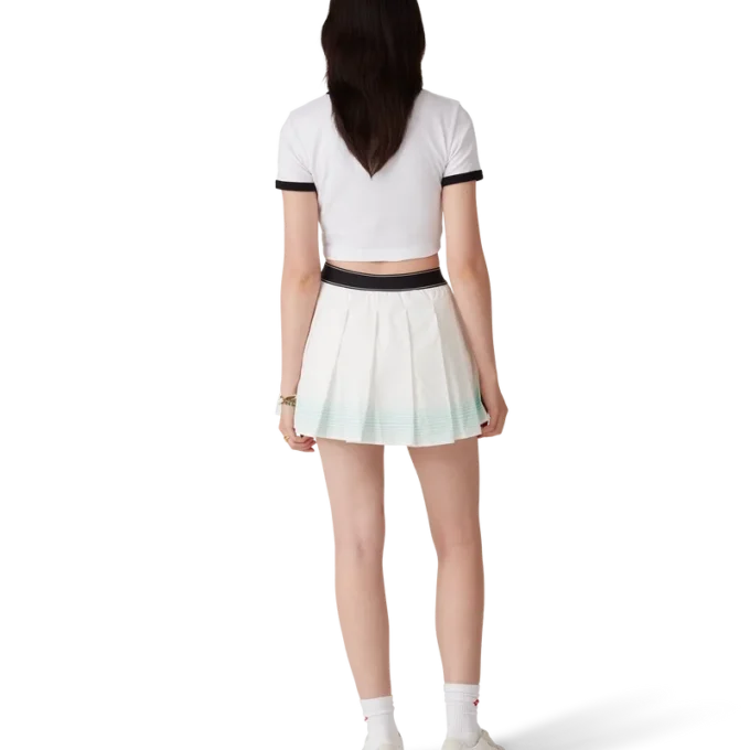 T-shirt met gestreept randje T-shirt met gestreept randje