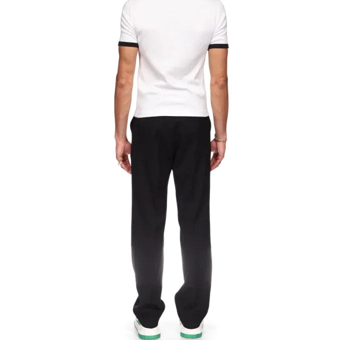 T-shirt met gestreepte rand