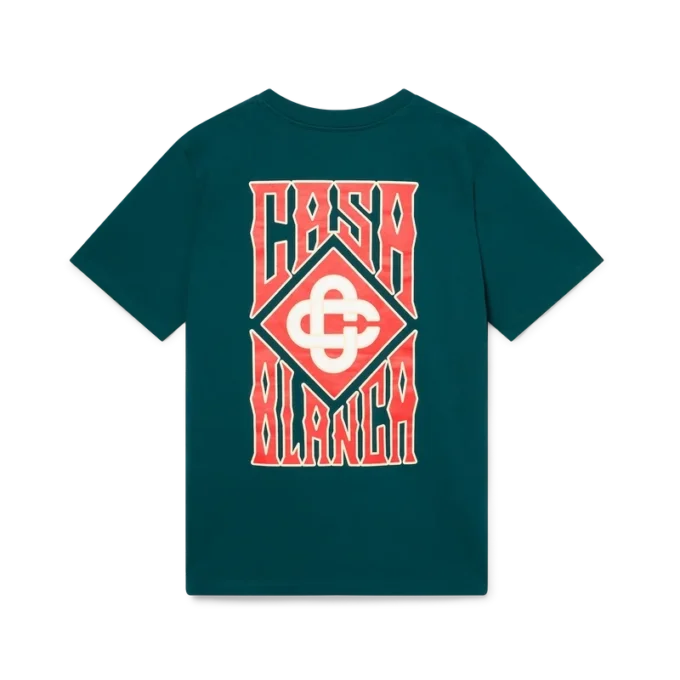 T-shirt met gotisch logo
