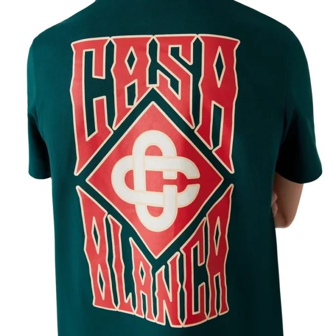 T-shirt met gotisch logo