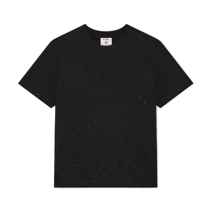 T-shirt met korte mouwen en Crystal Monogram-logo