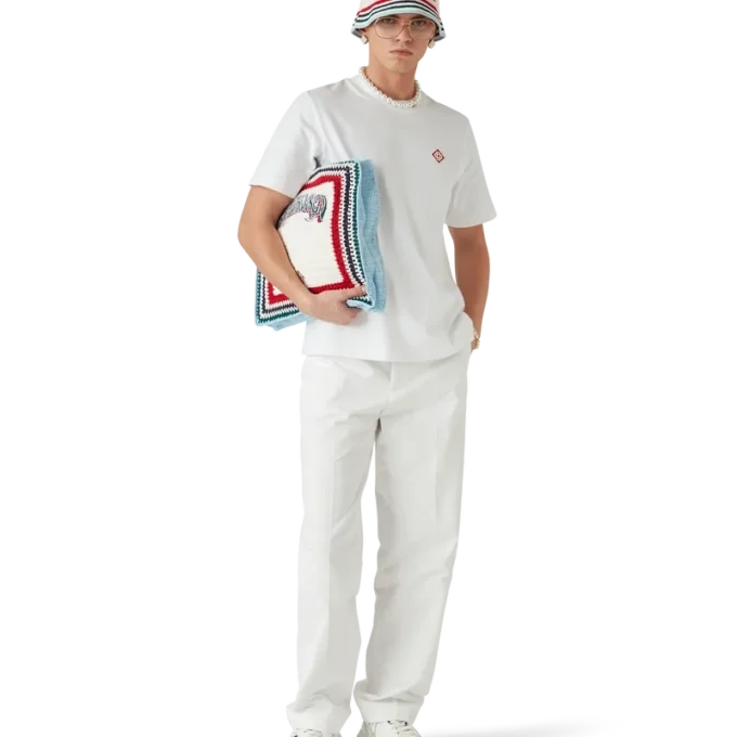 T-shirt met korte mouwen en diamantlogo