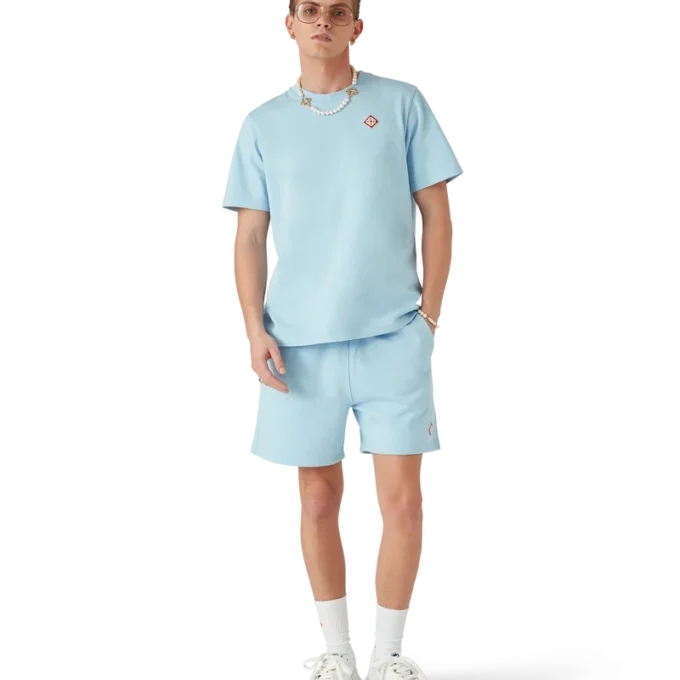 T-shirt met korte mouwen en diamantlogo T-shirt met korte mouwen en diamantlogo