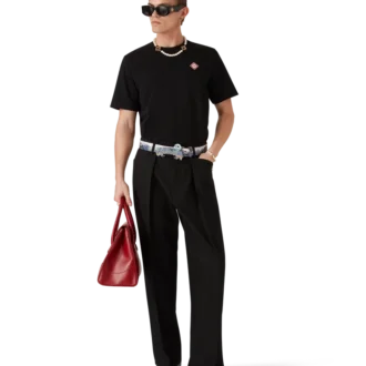 T-shirt met korte mouwen en diamantlogo