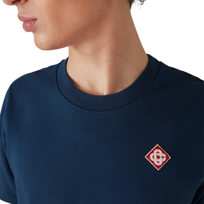 T-shirt met korte mouwen en diamantlogo