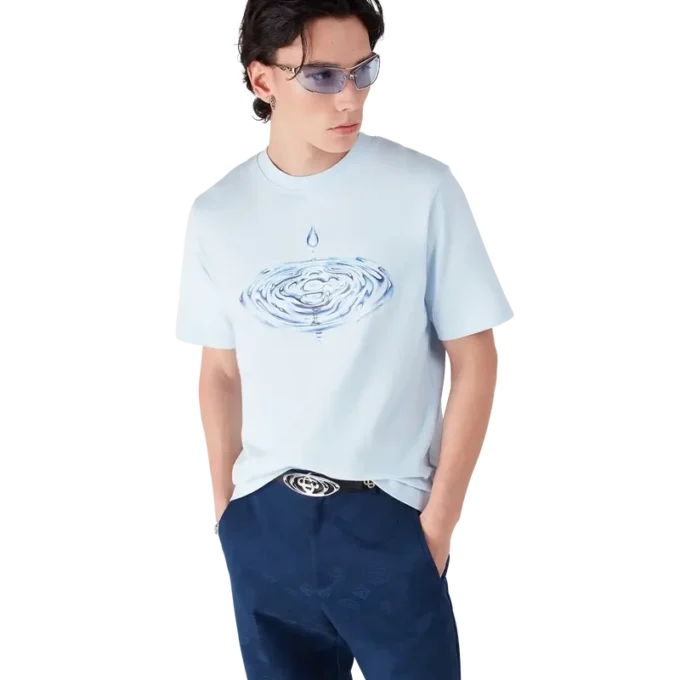 T-shirt met korte mouwen en Drip-logo