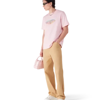 T-shirt met korte mouwen en Glass-logo