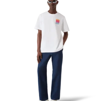 T-shirt met korte mouwen en Gradient Square-logo