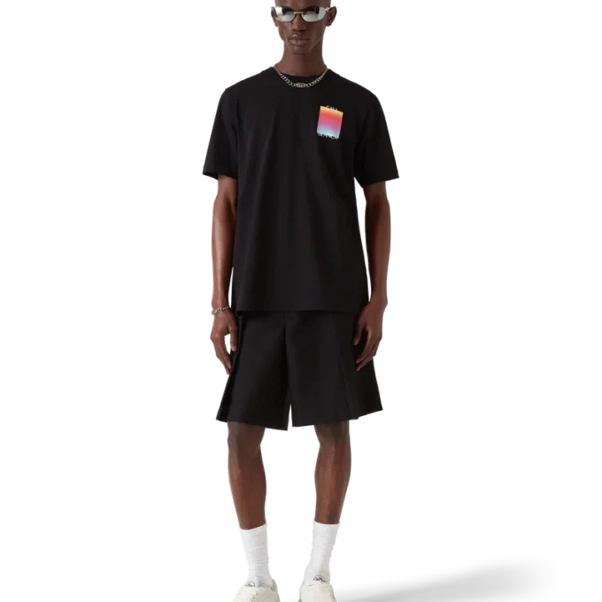 T-shirt met korte mouwen en Gradient Square-logo T-shirt met korte mouwen en Gradient Square-logo