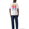 T-shirt met korte mouwen en Gradient Square-logo