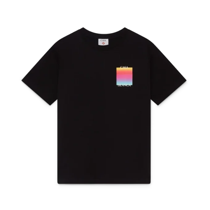 T-shirt met korte mouwen en Gradient Square-logo T-shirt met korte mouwen en Gradient Square-logo