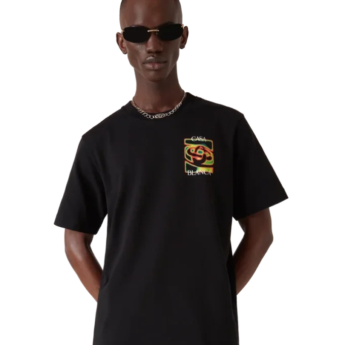 T-shirt met korte mouwen en Heat Map-logo