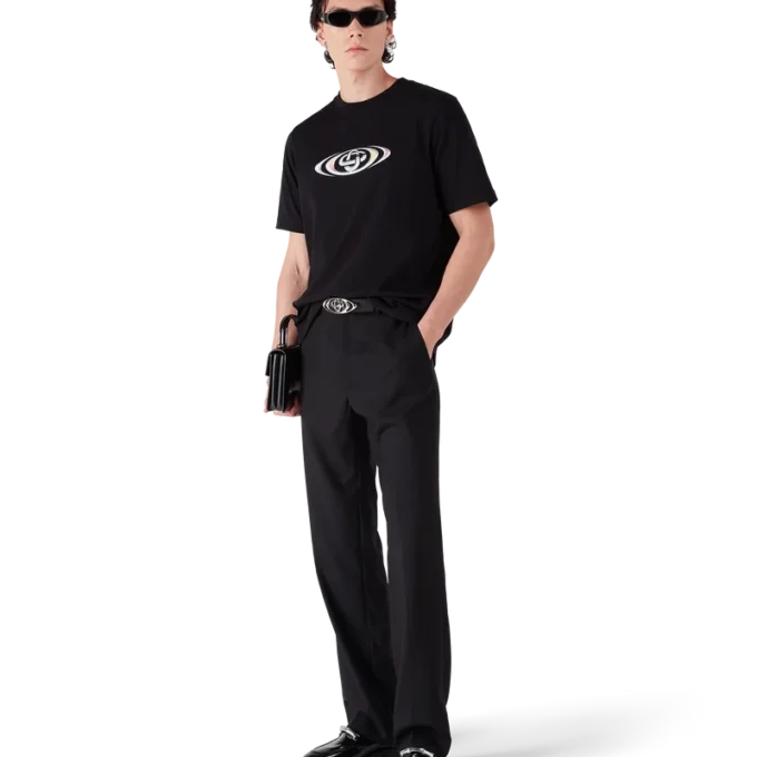 T-shirt met Warped-logo en korte mouwen