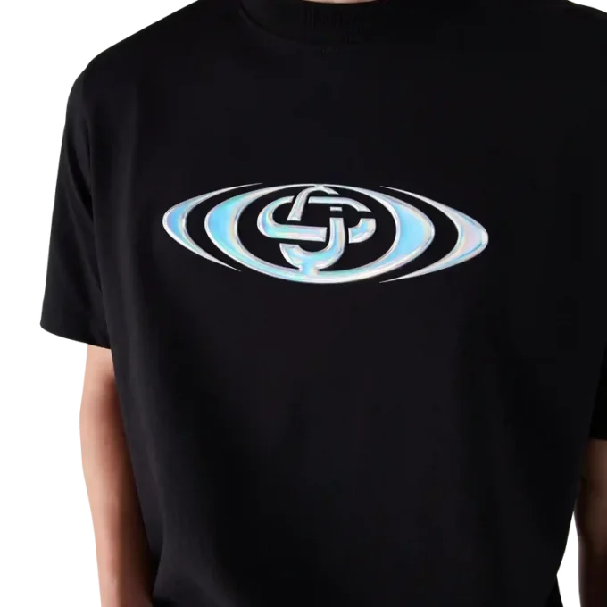 T-shirt met Warped-logo en korte mouwen