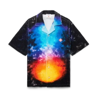 T-shirt van badstof met kleurverloop