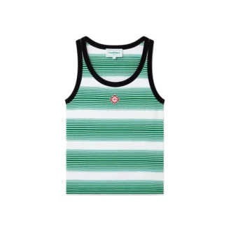 Tanktop met gestreepte rand