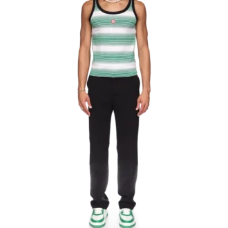 Tanktop met gestreepte rand
