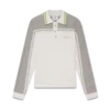 Tennis Bouclé poloshirt met lange mouwen