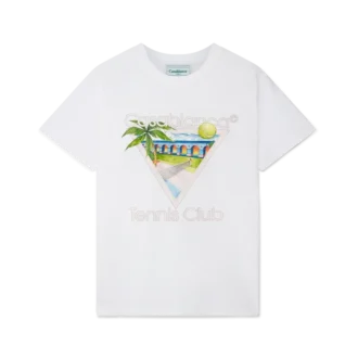 Tennis Club Icon T-shirt met zeefdruk