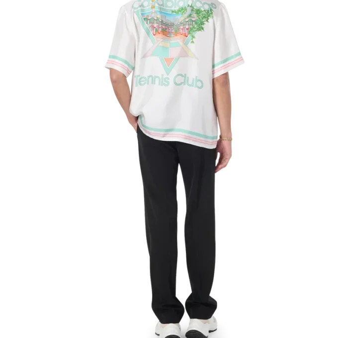 Tennis Club Icon zijden overhemd