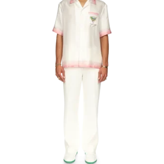 Tennis Club Icon zijden overhemd met korte mouwen