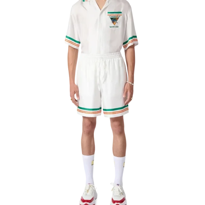 Tennis Club Icon zijden Shorts