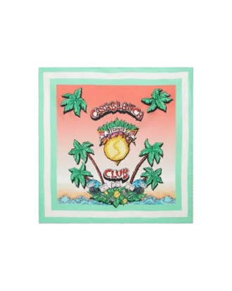 Tennis Club middelgrote zijden sjaal