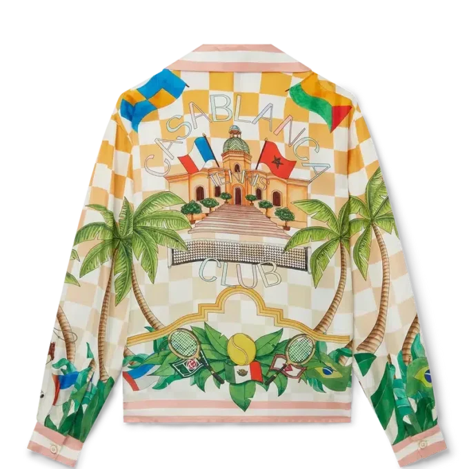 Tennis Club zijden overhemd Tennis Club zijden overhemd