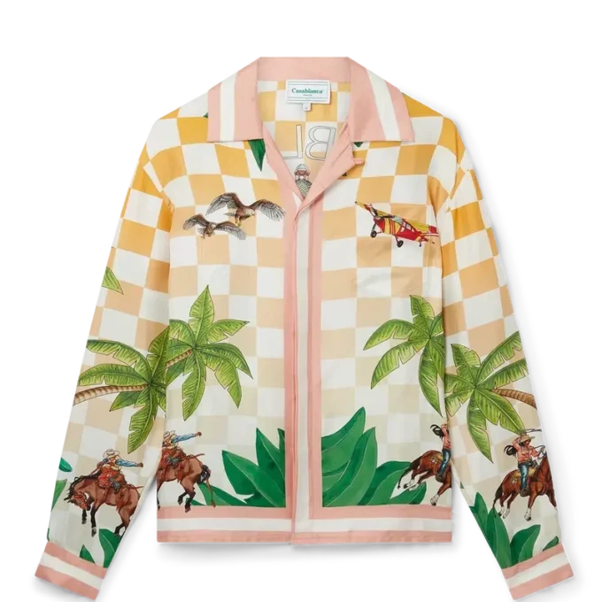 Tennis Club zijden overhemd Tennis Club zijden overhemd