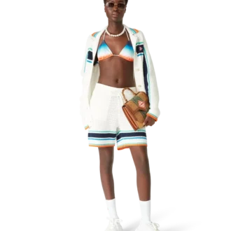 Tennis-gehaakte Shorts