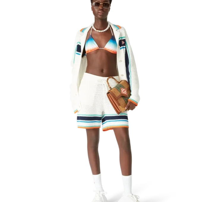 Tennis-gehaakte Shorts Tennis-gehaakte Shorts