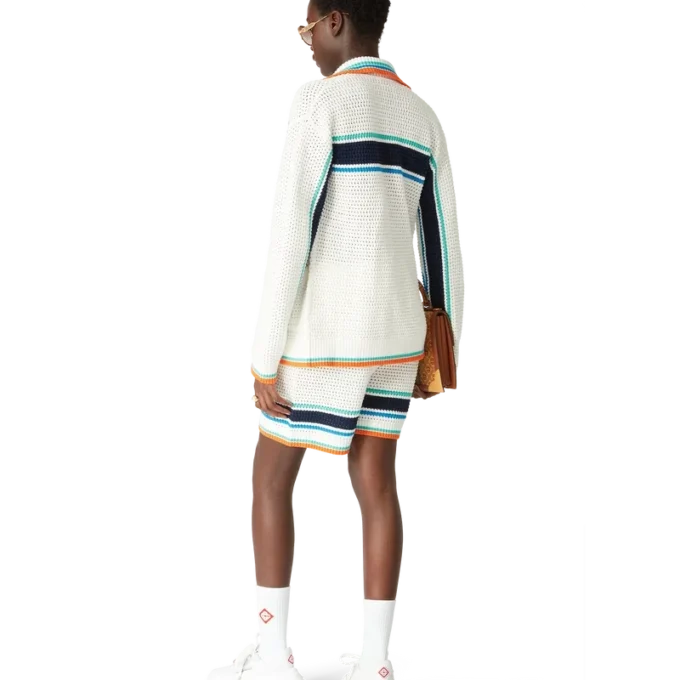 Tennis-gehaakte Shorts Tennis-gehaakte Shorts