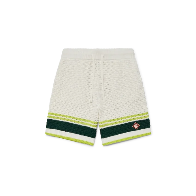 Tennis-gehaakte Shorts