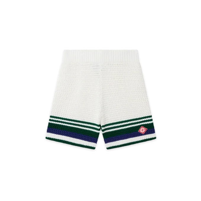 Tennis-gehaakte Shorts