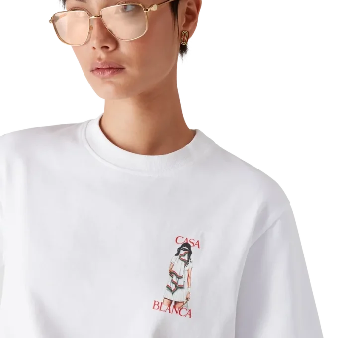 Tennis Girl T-shirt met korte mouwen Tennis Girl T-shirt met korte mouwen