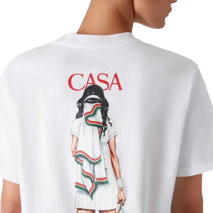 Tennis Girl T-shirt met korte mouwen Tennis Girl T-shirt met korte mouwen